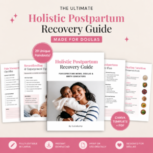 Postpartum recovery guide digital resource