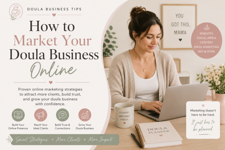 How to Market Your Doula Business Online: The Ultimate Guide for Birth and Postpartum Doulas