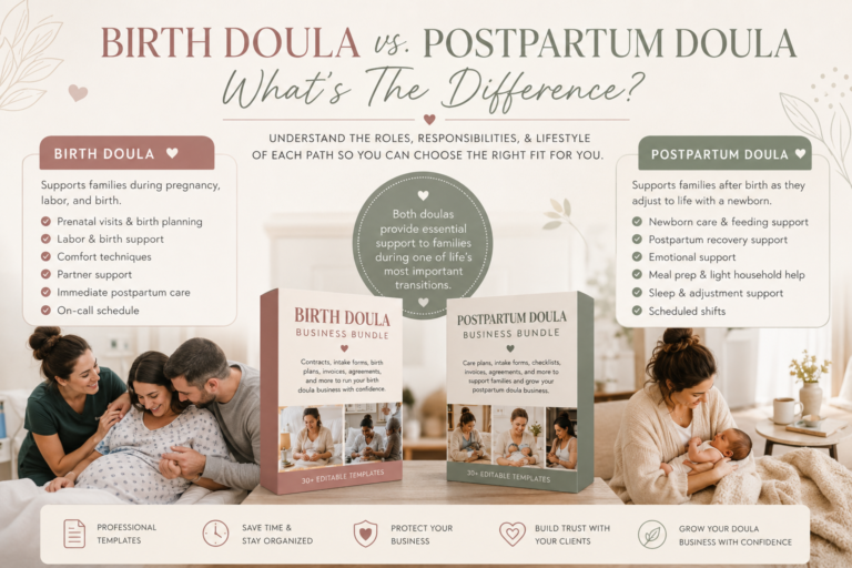 Birth Doula vs Postpartum Doula: What’s The Difference?