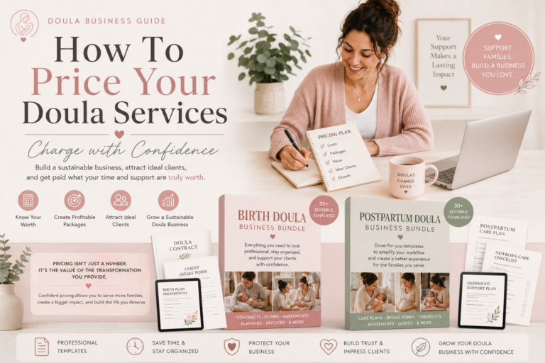 How To Price Your Doula Services: A Complete Guide for Birth & Postpartum Doulas